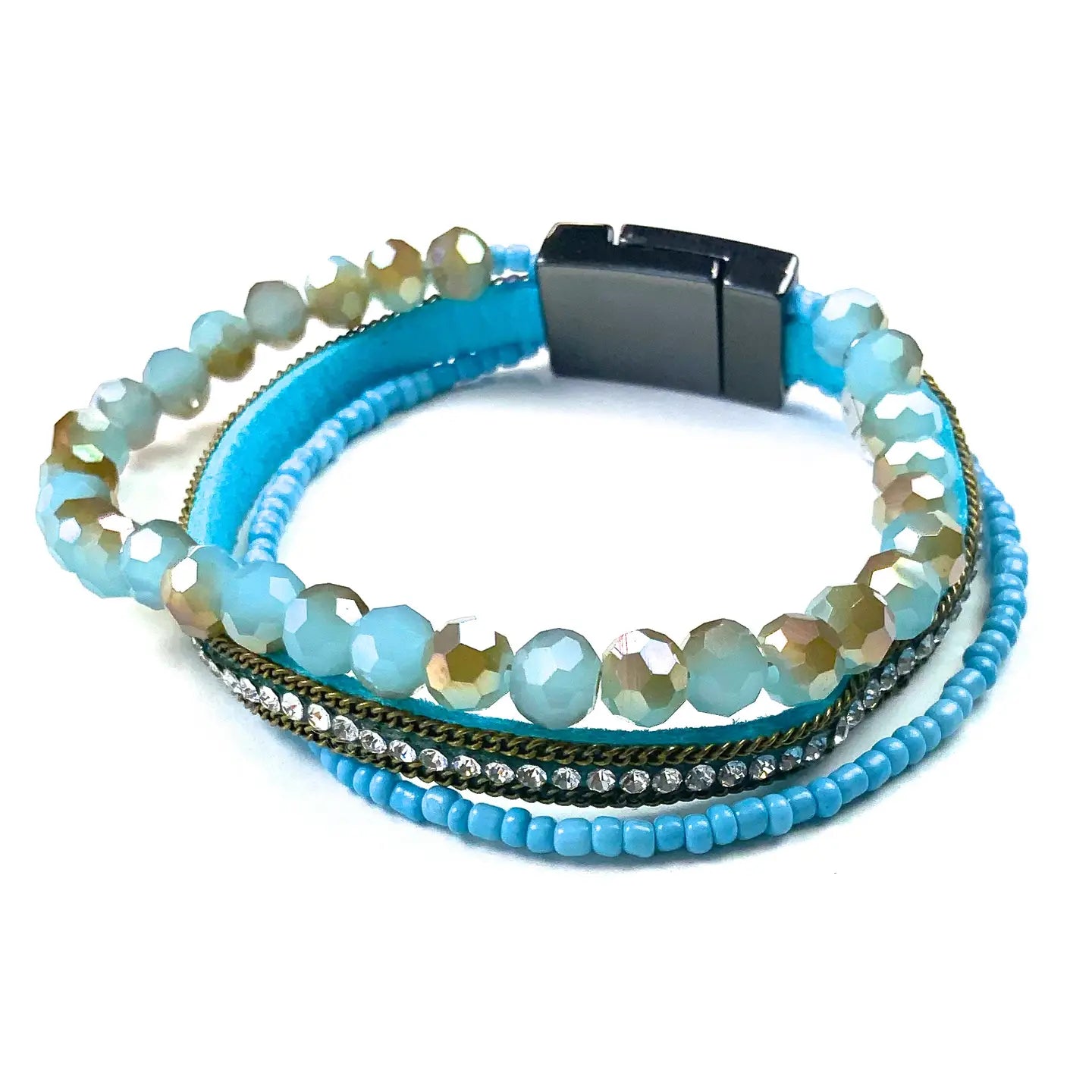 Beaded Magnetic Bracelet - Multiple Colors
