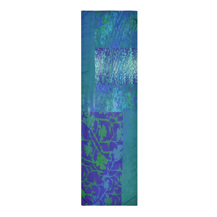 Dupatta Holloday Mixed Motif Silk Scarf - Multiple Colors