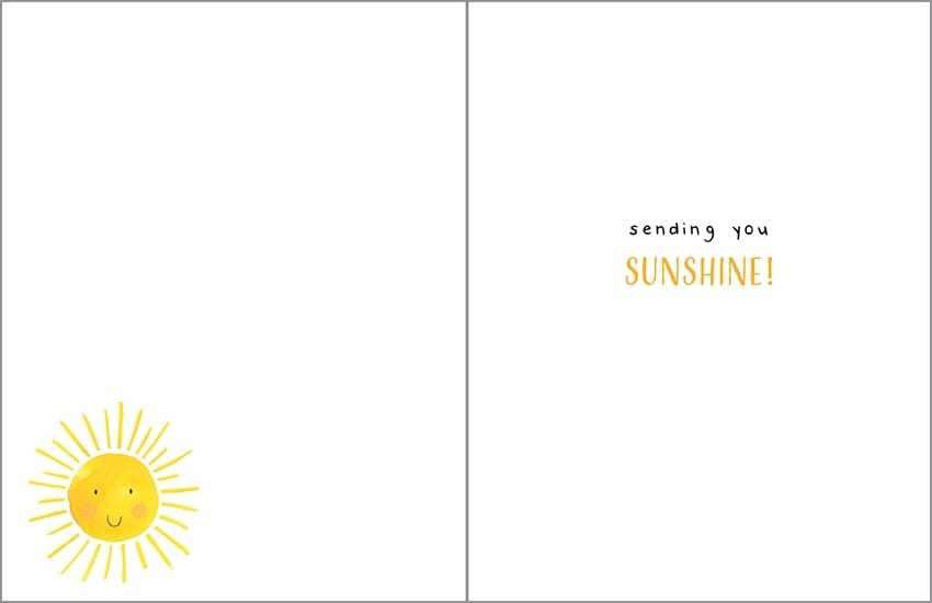 Gina B Designs Cards Smiling Sun Thinking Of You Greeting Card 30025694 Smiling Sun Thinking Of You Greeting Card
