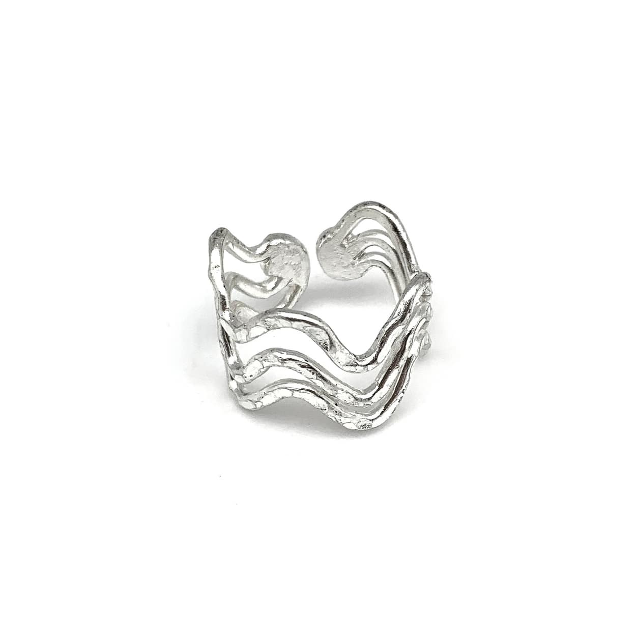 Anju Jewelry Rings Anju Jewelry Silver Three Wavy Lines Ring 86752990 Anju Jewelry Silver Three Wavy Lines Ring