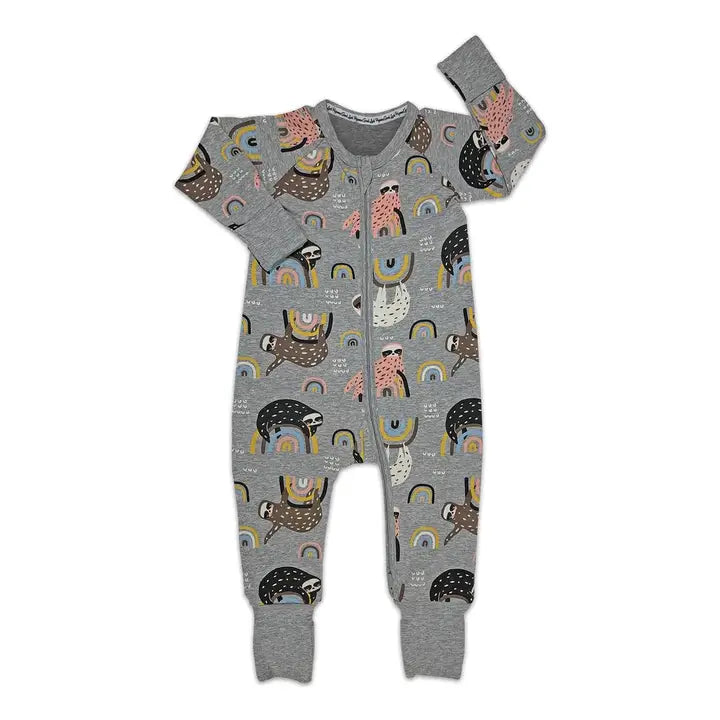Good Luck Sock Children's Clothing Good Luck Sock Baby Zipper Pajamas - Multiple Prints Good Luck Sock Baby Zipper Pajamas - Multiple Prints