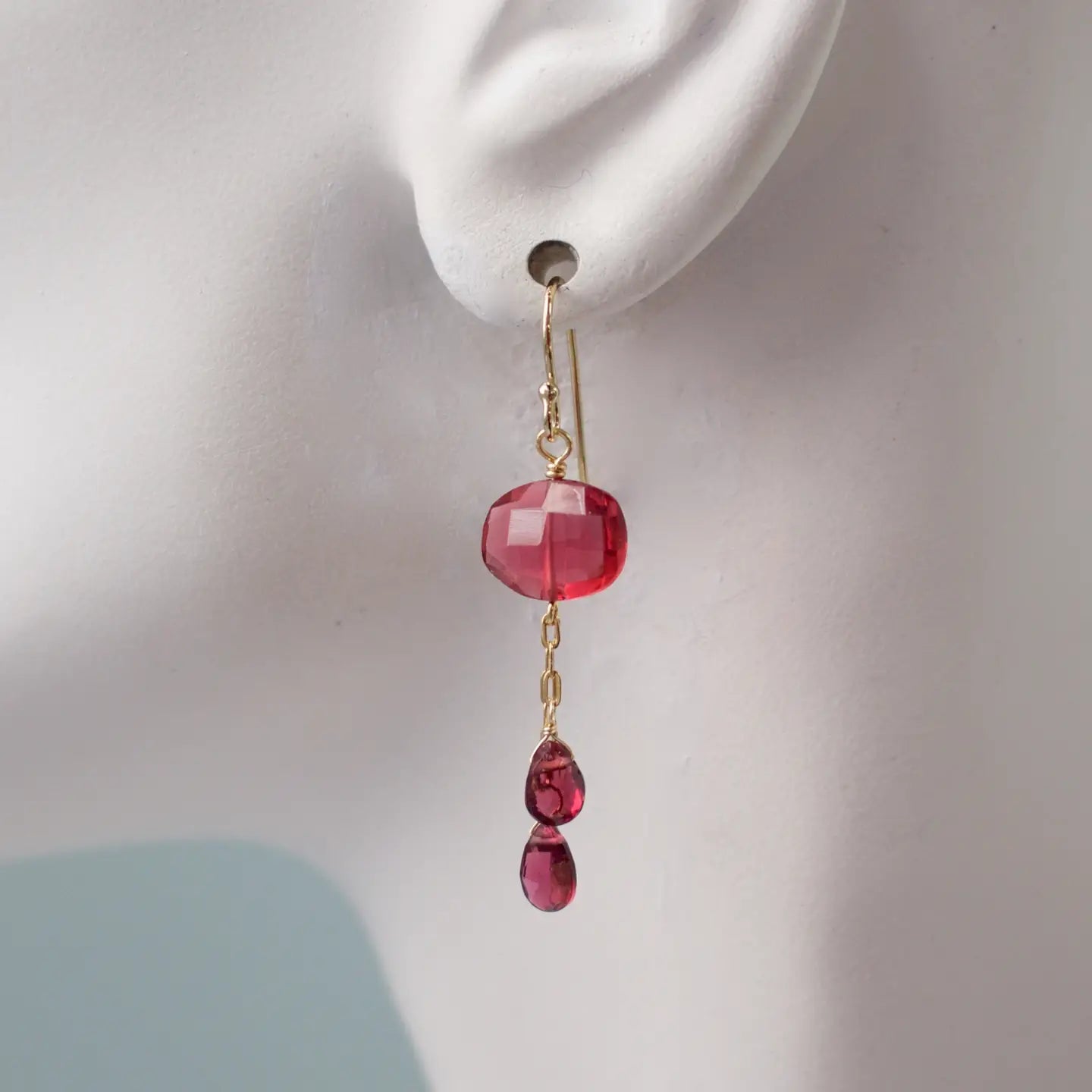A.V. Max Semi Precious Dangle Earrings - Multiple Stones