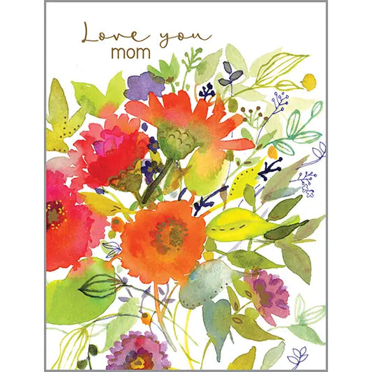 Gina B Designs Bright Zinnias Card