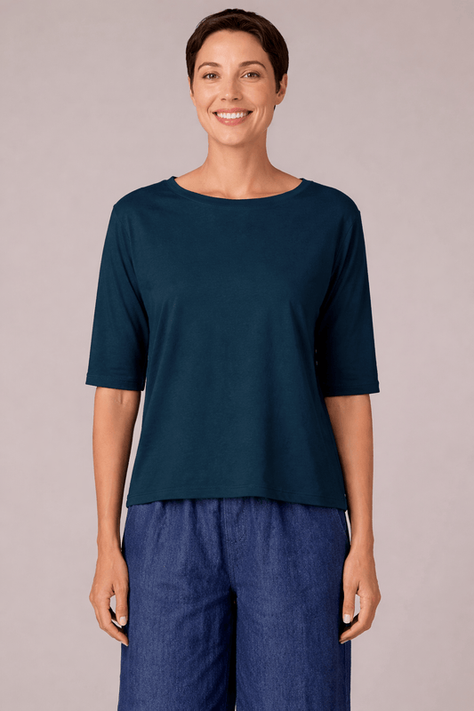Cut Loose Tees Cut Loose Cotton/Linen Elbow Sleeve Top - Multiple Colors 39254238 Cut Loose Cotton/Linen Elbow Sleeve Top - Multiple Colors