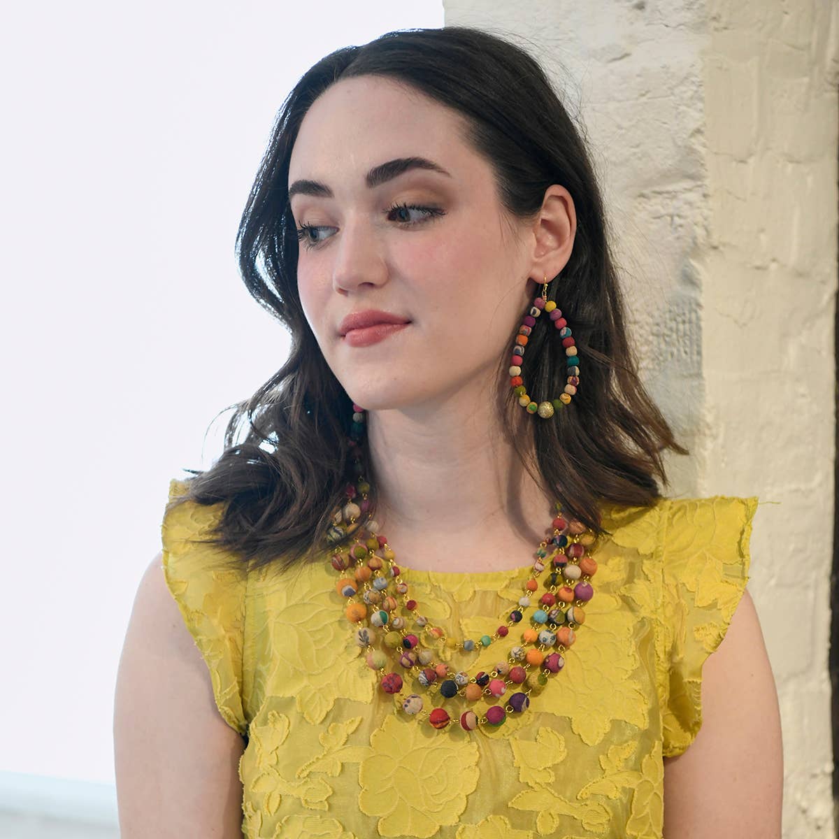 World Finds Necklaces World Finds Kantha Karita Necklace 47790814 World Finds Kantha Karita Necklace