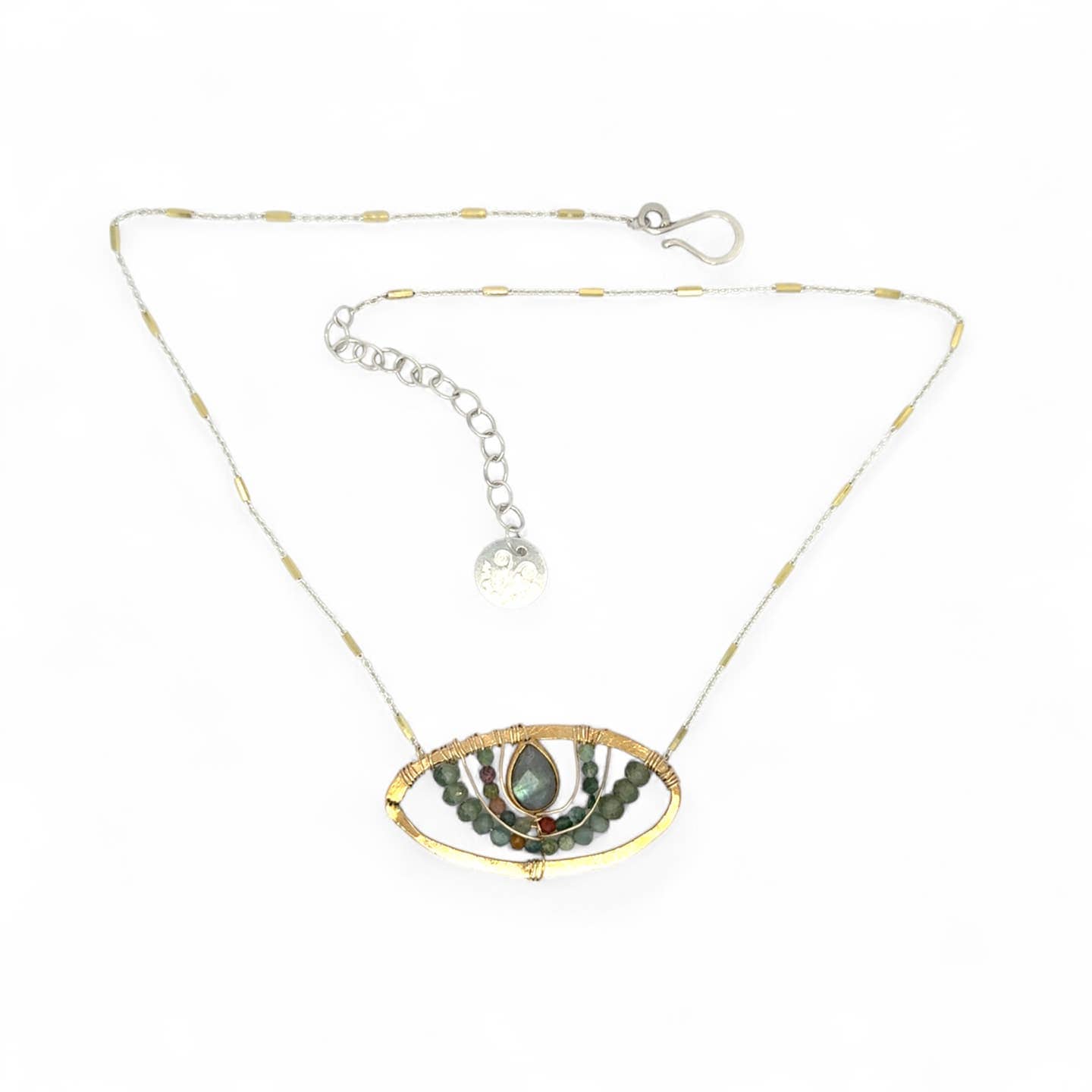 Art By Any Means Necklaces Art By Any Means Being Labradorite Necklace 07086814 Art By Any Means Being Labradorite Necklace