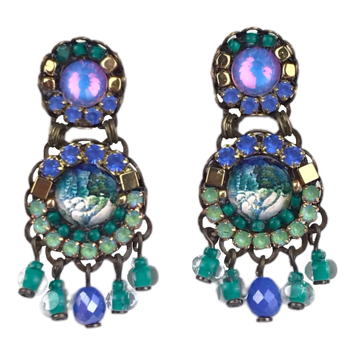 Melizi Jewelry Borneo Crystal Earring