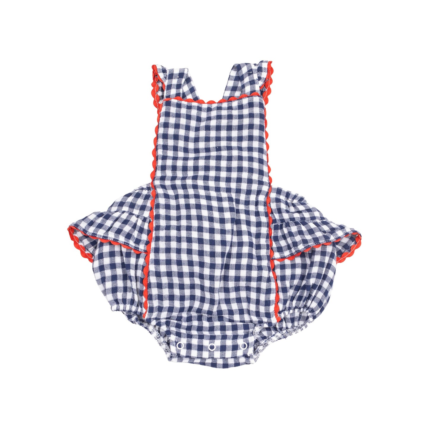 Angel Dear Ric-Rac Ruffle Sunsuit