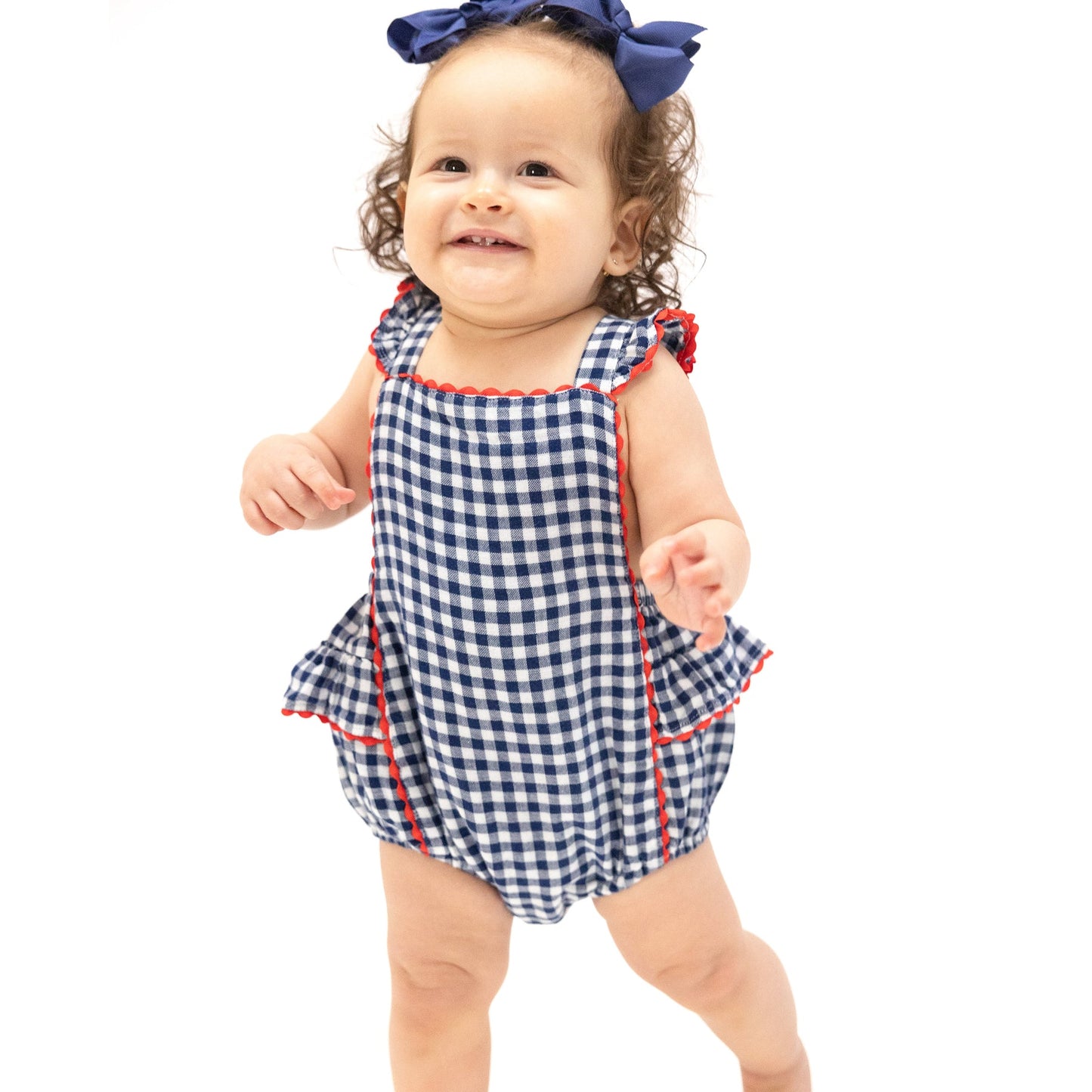 Angel Dear Ric-Rac Ruffle Sunsuit