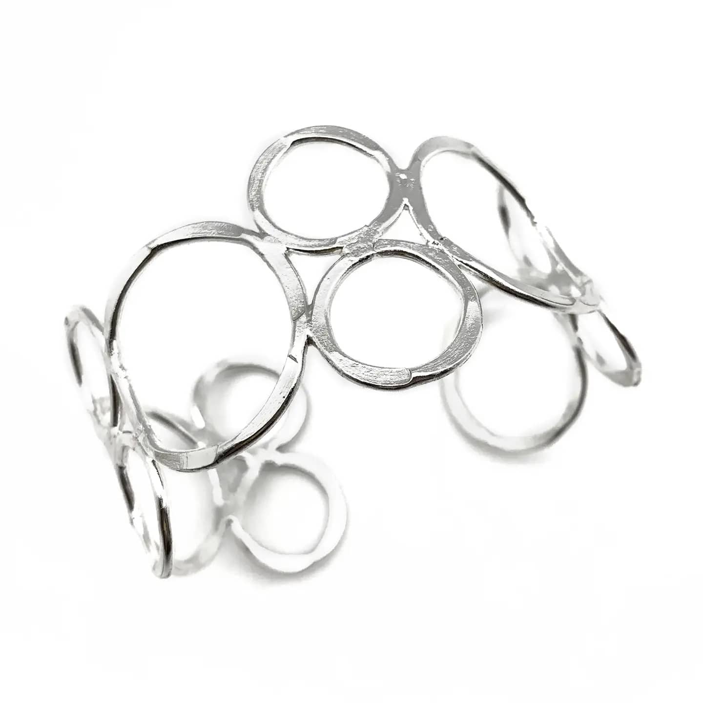 Anju Jewelry Bracelets Anju Jewelry Circle Cuff Bracelet - Multiple Metals Anju Jewelry Circle Cuff Bracelet - Multiple Metals