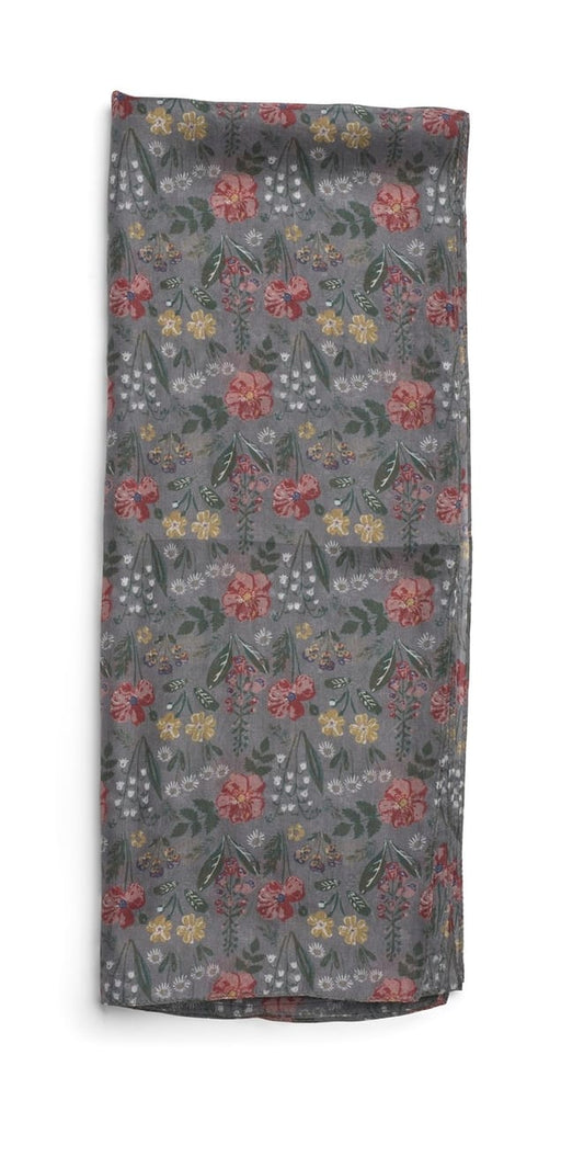 Quintessential Scarves Quintessential Regina Grey Silk Scarf 43682014 Quintessential Regina Grey Silk Scarf