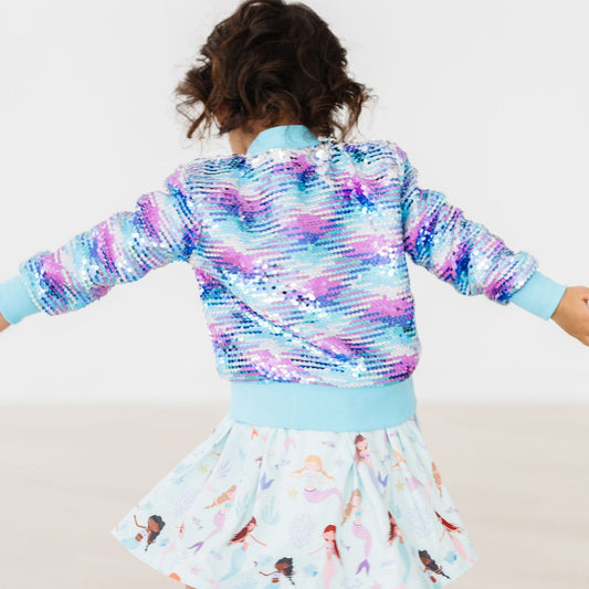 Mila & Rose Children's Clothing Mila & Rose Mermaid Flip Sequin Jacket Mila & Rose Mermaid Flip Sequin Jacket