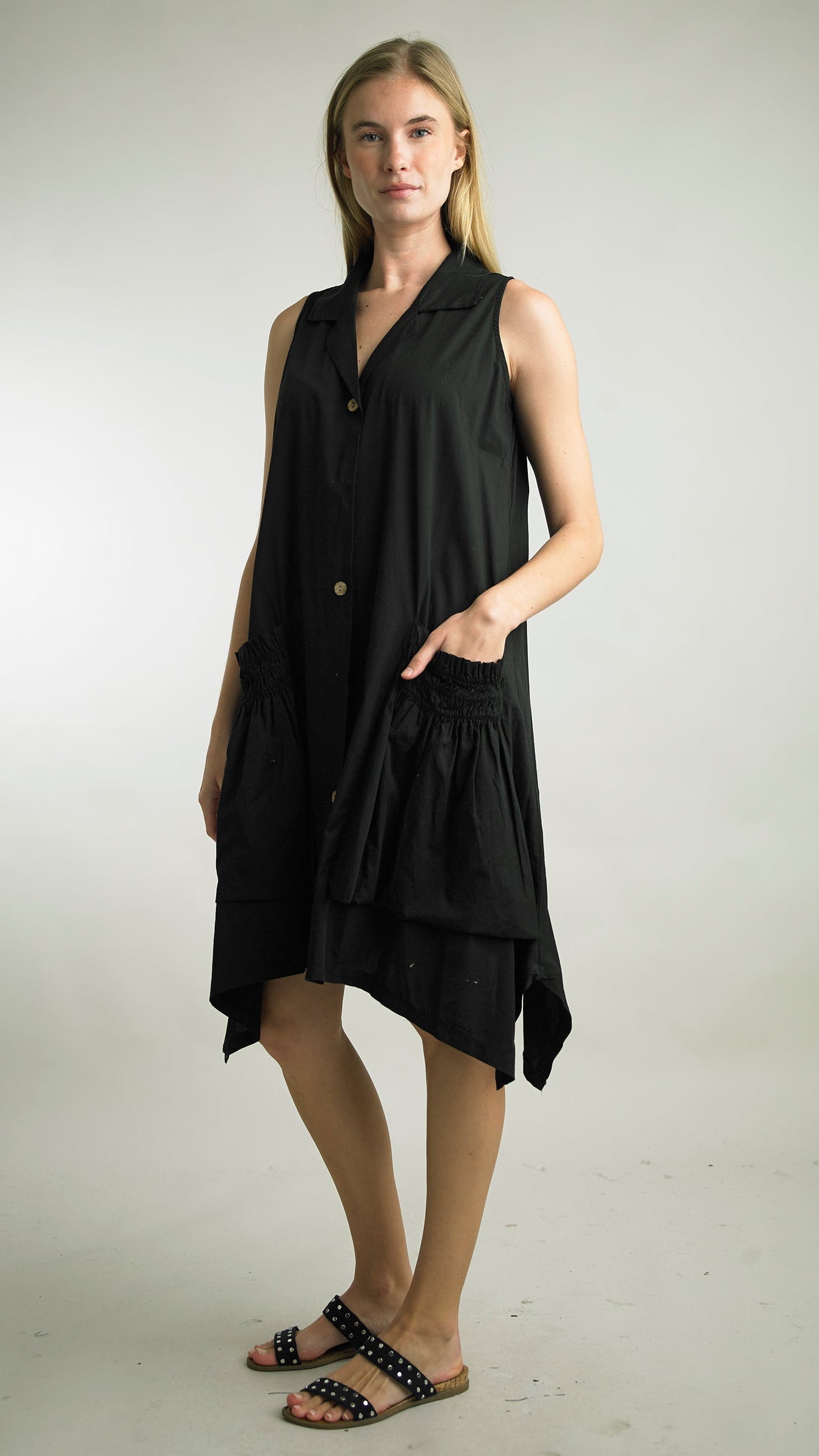 Tempo Paris Sleevless Shirt Dress