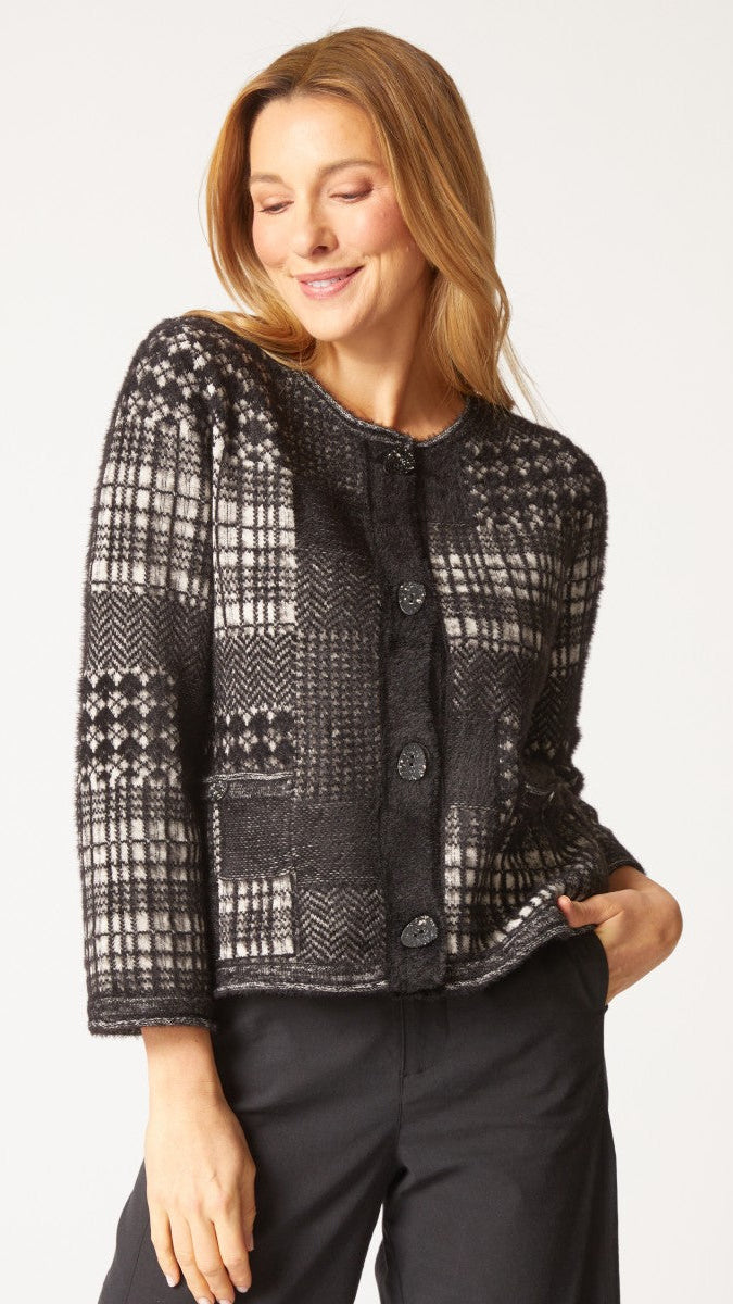 Habitat Plaid Patchwork Cardigan