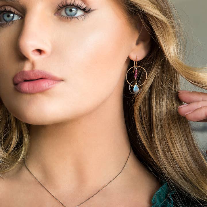 Laura J Designs Earrings Laura J Designs Dusk Cascade Earrings 04714206 Laura J Designs Dusk Cascade Earrings