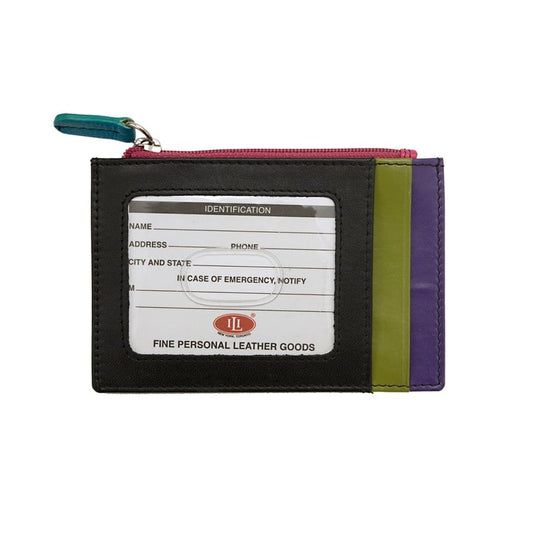 ili New York Wallets ili New York Leather CC/ID Holder with Zip - Multiple Colors 34317534 ili New York Leather CC/ID Holder with Zip - Multiple Colors