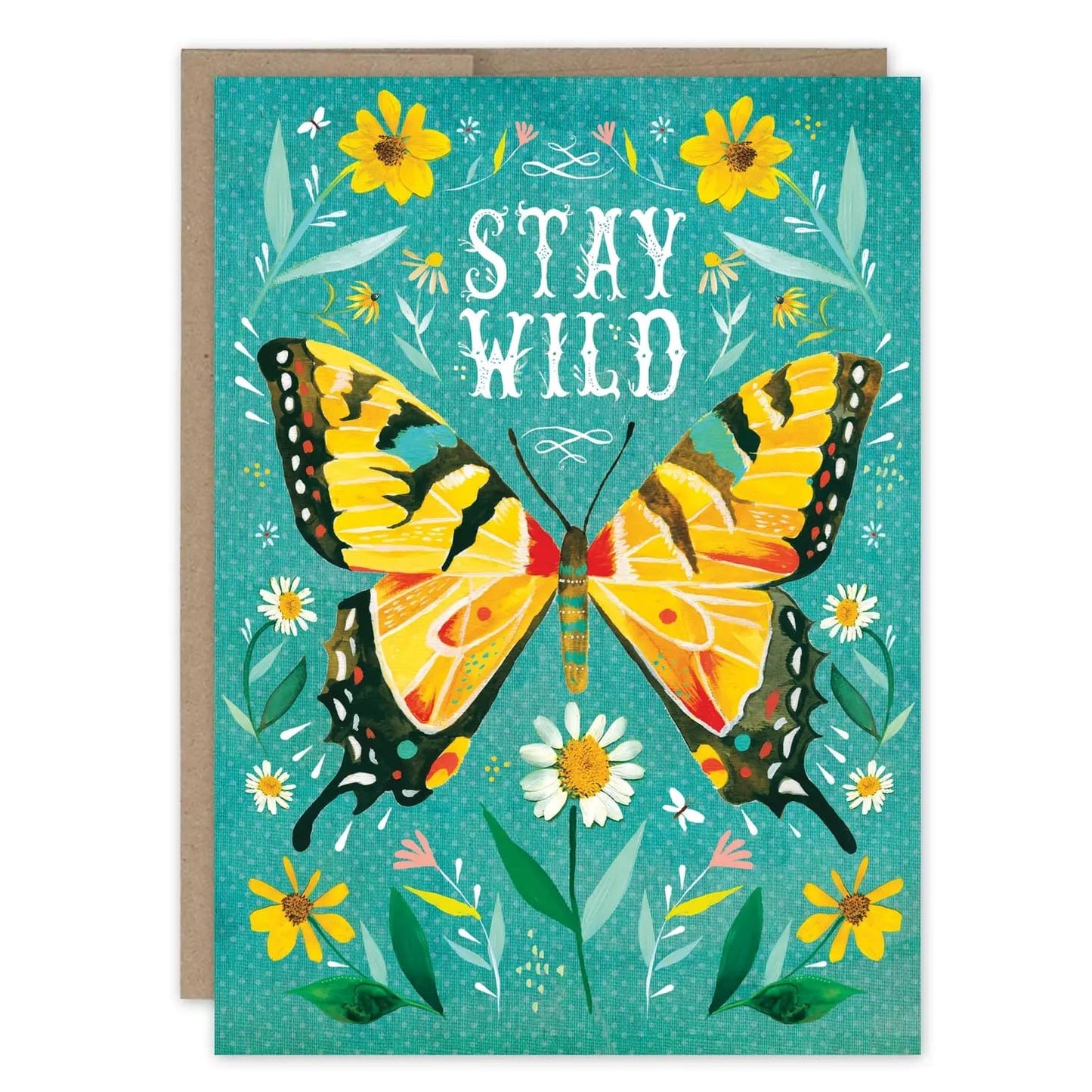 Biely & Shoaf Cards Stay Wild Butterfly Birthday Card 76108766 Stay Wild Butterfly Birthday Card