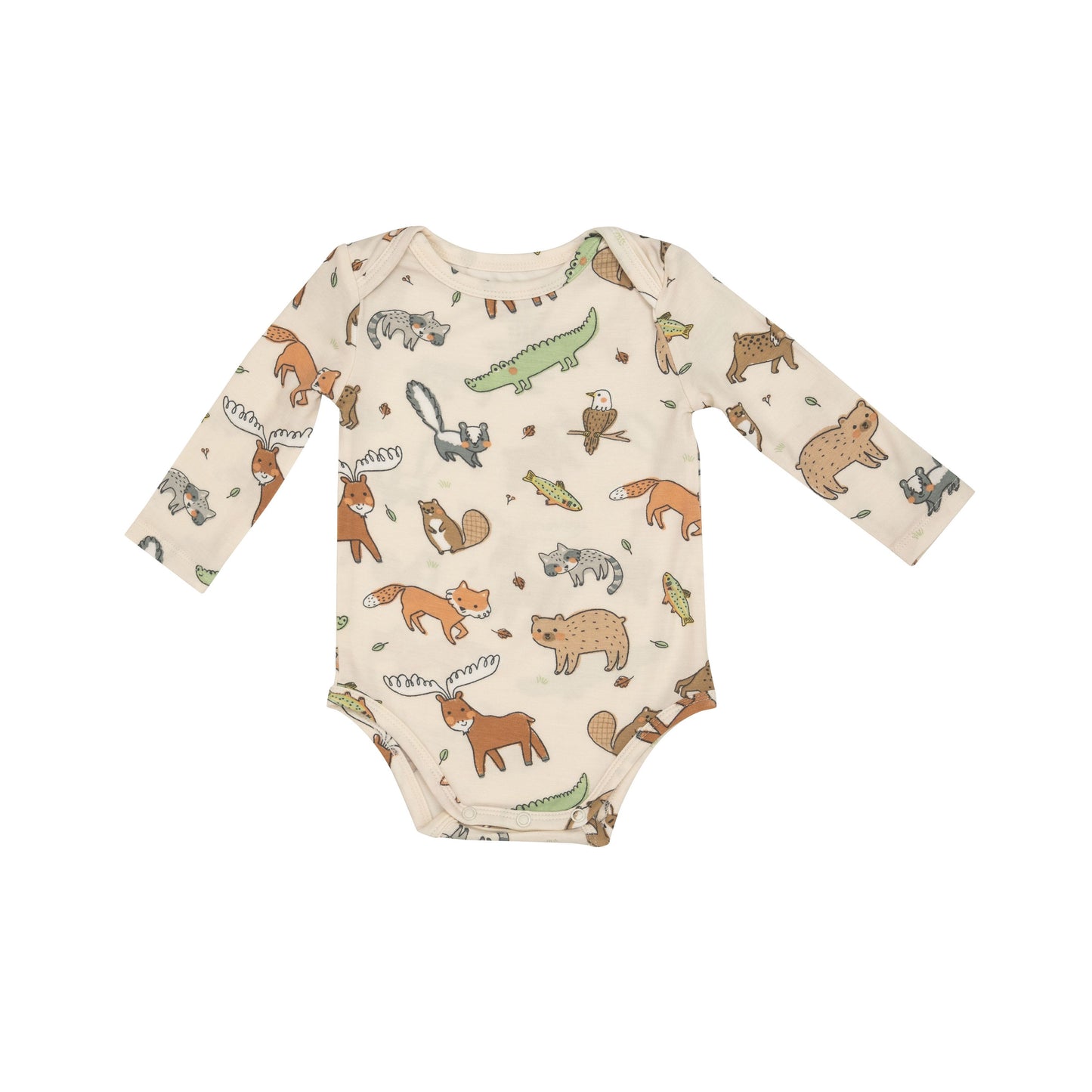 Angel Dear Long Sleeve Bamboo Bodysuit - Multiple Prints