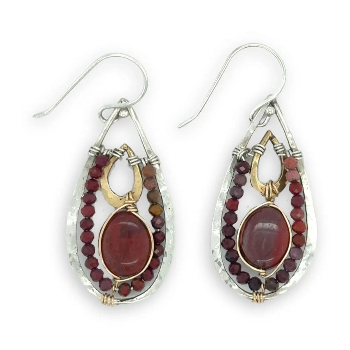 Art By Any Means Earrings Art By Any Means Intuition Jasper Drop Earrings Art By Any Means Intuition Jasper Drop Earrings