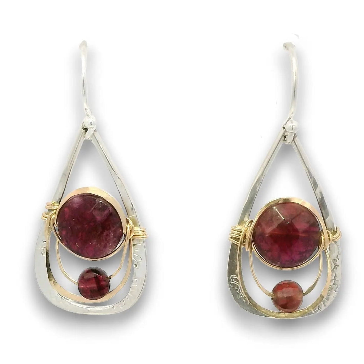 Art By Any Means Earrings Art By Any Means Sweet Garnet Drop Earrings Art By Any Means Sweet Garnet Drop Earrings