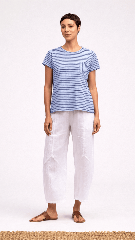 Cut Loose Tees Cut Loose Cotton/Linen Easy Tee with Pocket - Multiple Colors 52995038 Cut Loose Cotton/Linen Easy Tee with Pocket - Multiple Colors