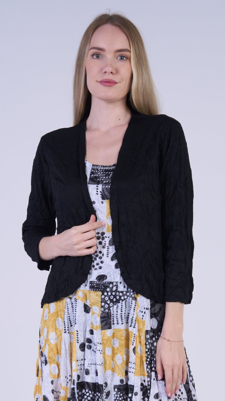 Shana Apparel European Crush Shrug - Multiple Colors