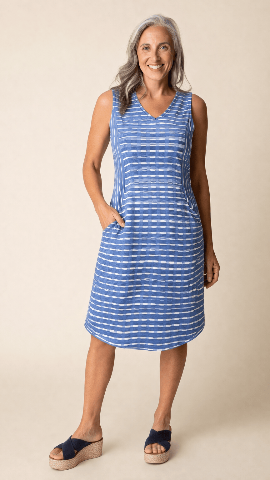 Habitat Dresses Habitat Newport Knit Coastal Tank Dress 10216414 Habitat Newport Knit Coastal Tank Dress