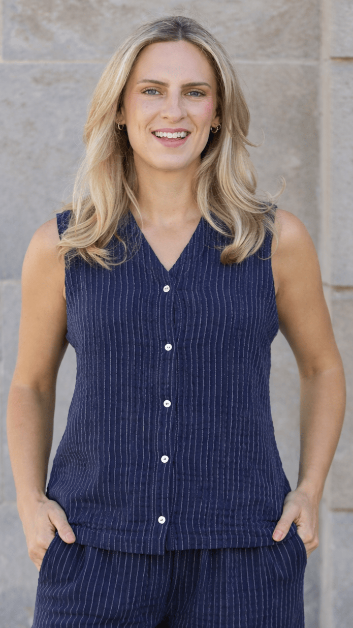 Shannon Passero Tanks Shannon Passero Cotton Gauze Yasmin Vest - Multiple Colors 90831838 Shannon Passero Cotton Gauze Yasmin Vest - Multiple Colors