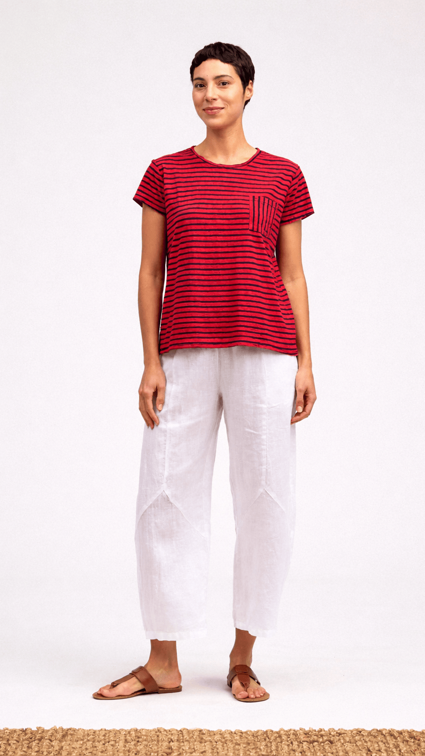 Cut Loose Tees Cut Loose Cotton/Linen Easy Tee with Pocket - Multiple Colors 53060574 Cut Loose Cotton/Linen Easy Tee with Pocket - Multiple Colors