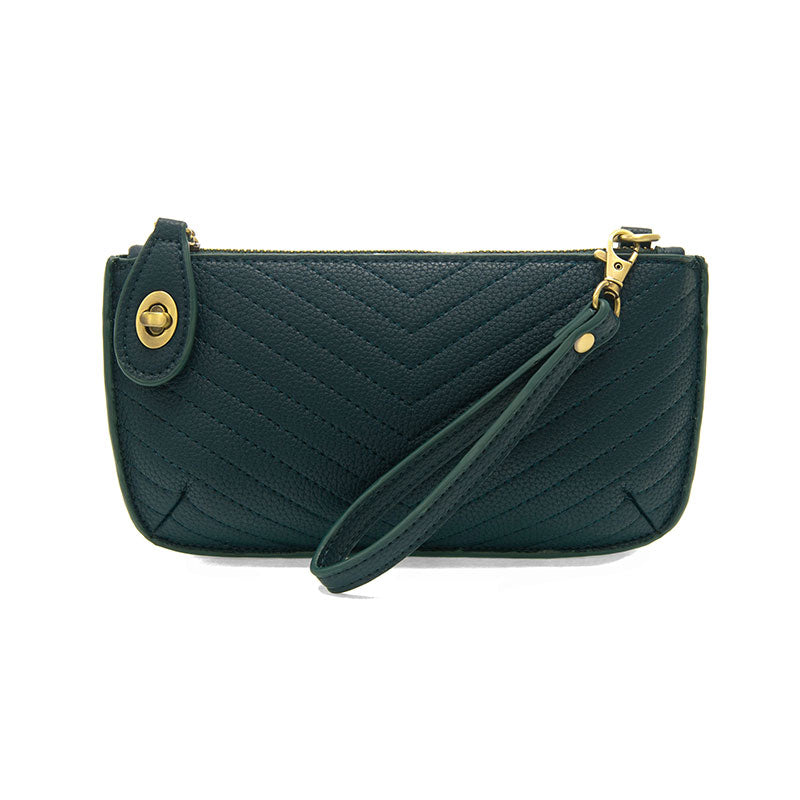 Joy Susan Vegan Leather Quilted Mini Crossbody Wristlet Clutch - Multiple Colors