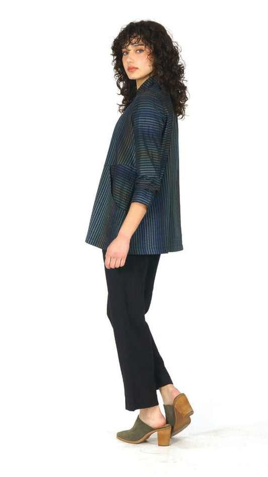 Niche Blouses Niche Shimmer Stripe Jacket Niche Shimmer Stripe Jacket