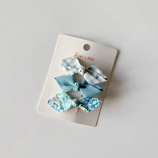 The Find Peaks Children's Accessories The Find Peaks Floral Fabric Bow Hair Clips - Multiple Color 64493278 The Find Peaks Floral Fabric Bow Hair Clips - Multiple Color