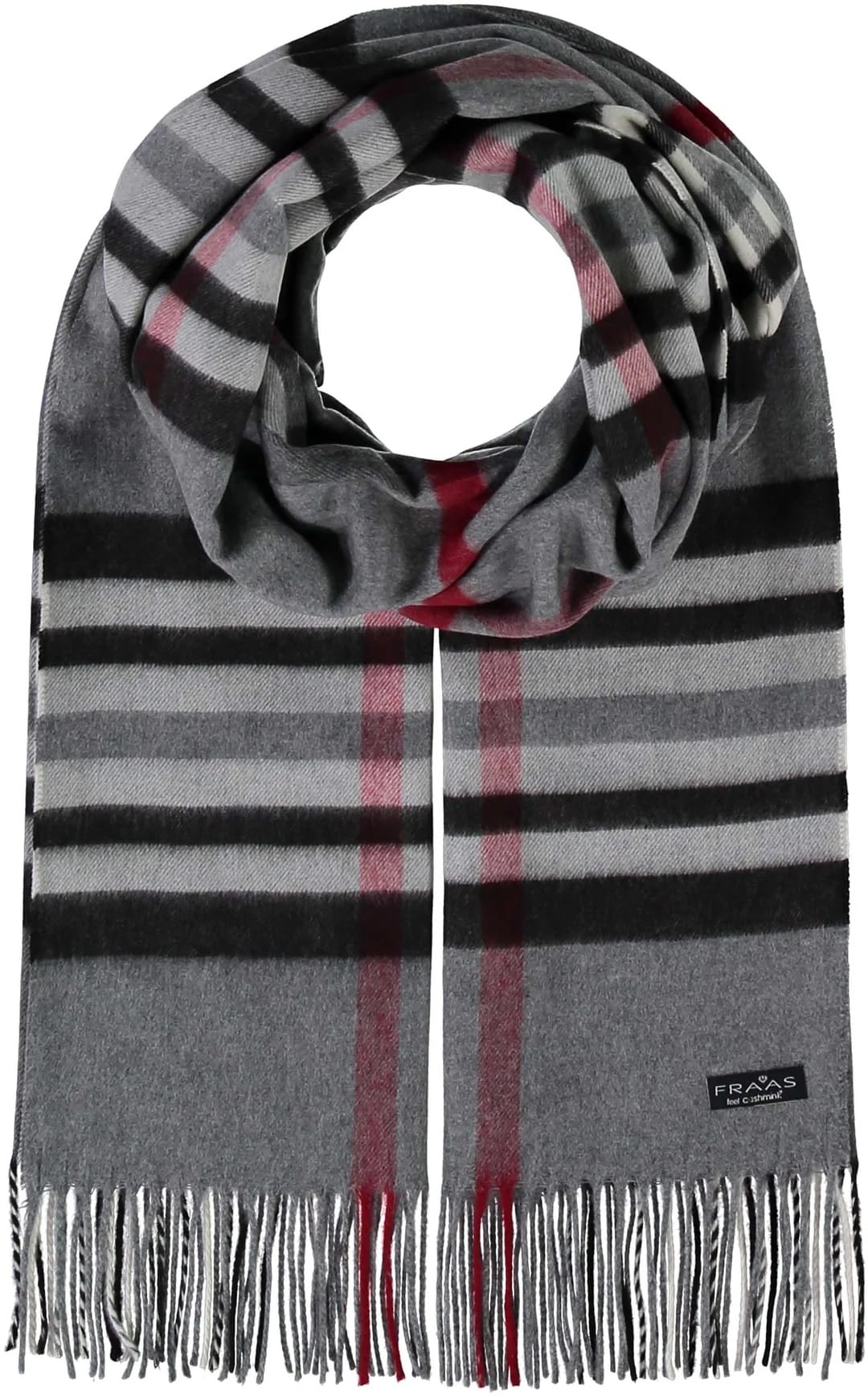 Fraas Scarves Scarves Fraas Plaid Cashmink Blanket Scarf 90070238 Fraas Plaid Cashmink Blanket Scarf