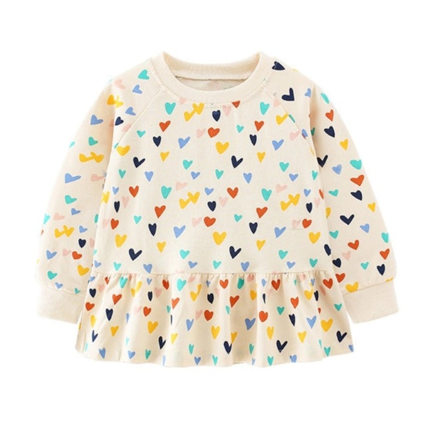 MyKids USA Heart Ruffle Pullover