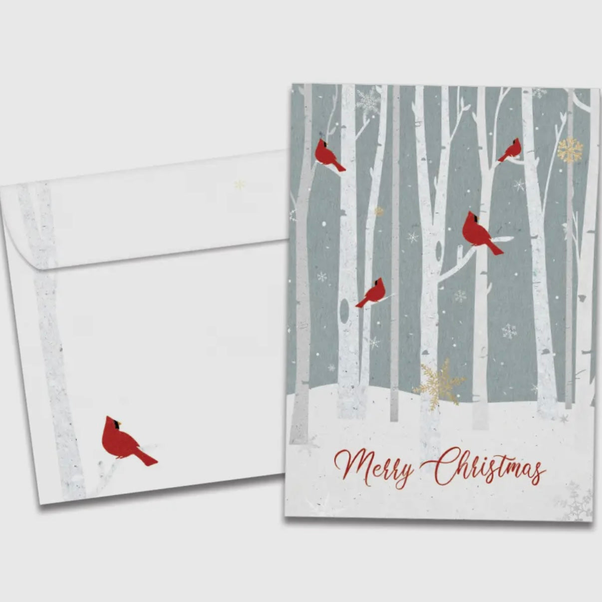 Christmas Cardinals Holiday Greeting Card
