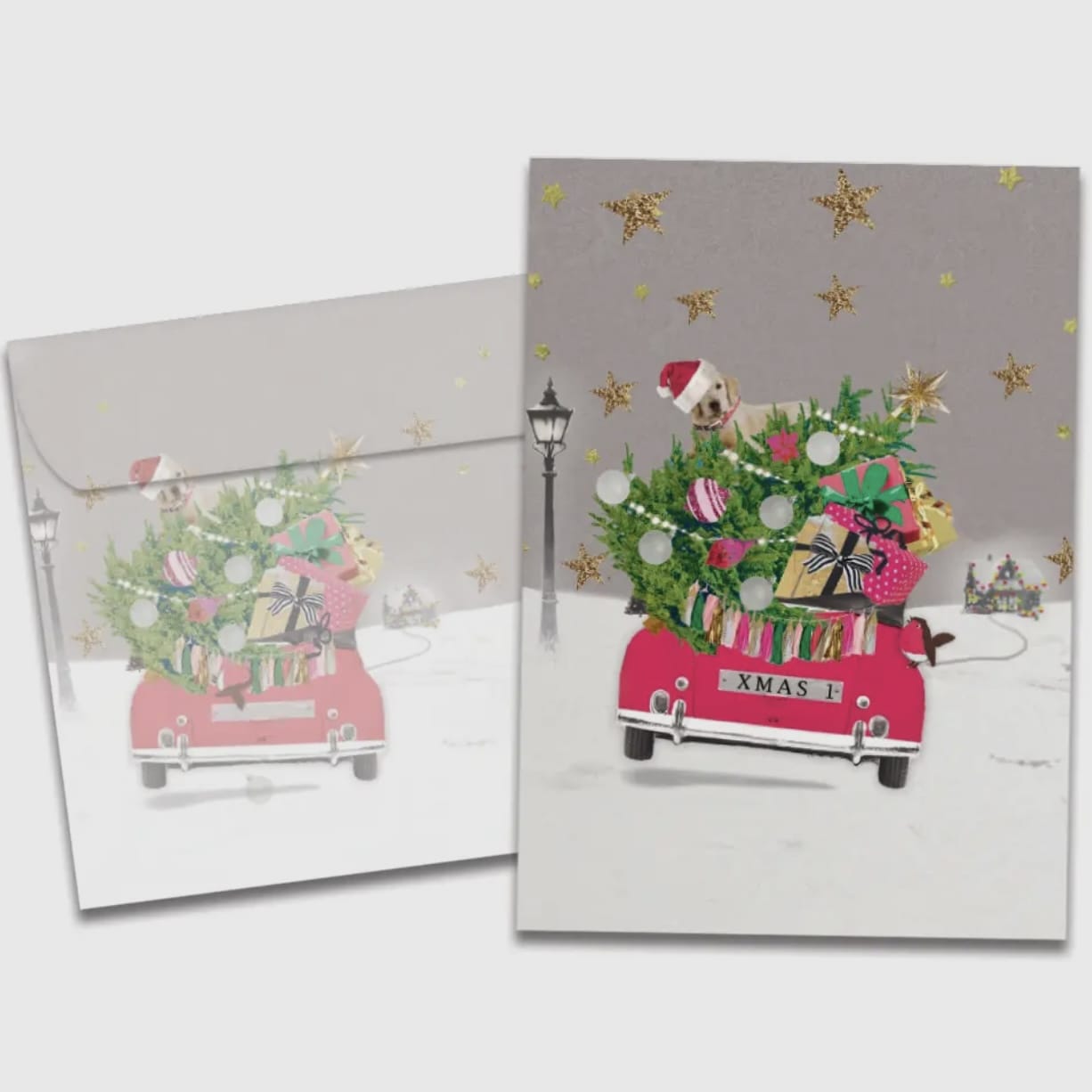 Tree-Free Greetings Cards Headed Home Christmas Greeting Card 08160478 Headed Home Christmas Greeting Card