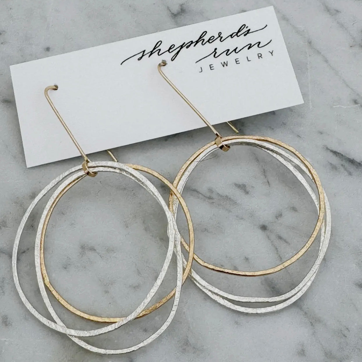 Shepherd's Run Scribble Drop Earrings - Multiple Colors