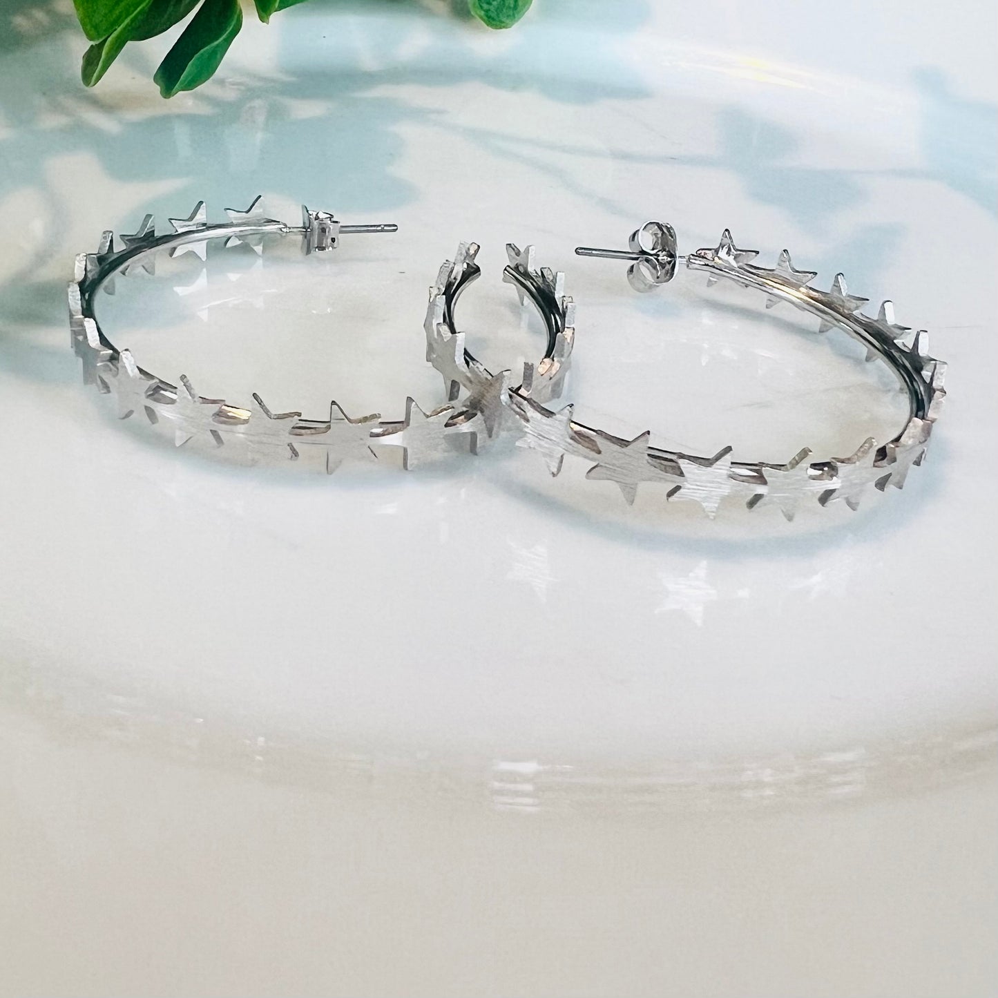 Betty Oh Star Hoops - Multiple Colors