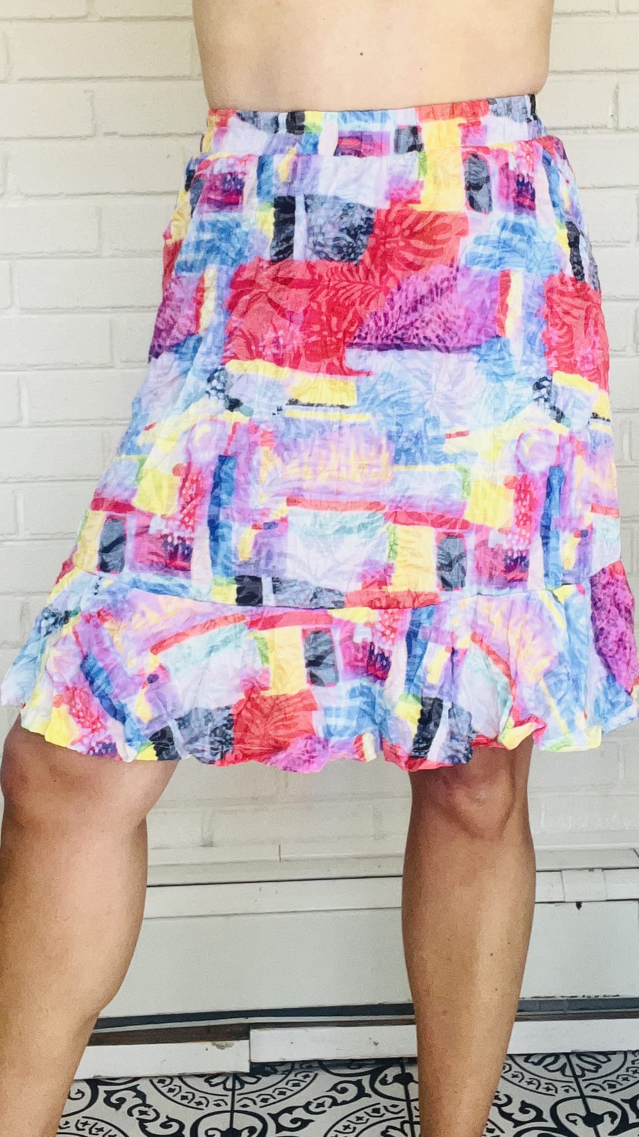 Shana Apparel Skirts Shana Apparel Crinkle Skort - Multiple Prints 68973790 Shana Apparel Crinkle Skort - Multiple Prints