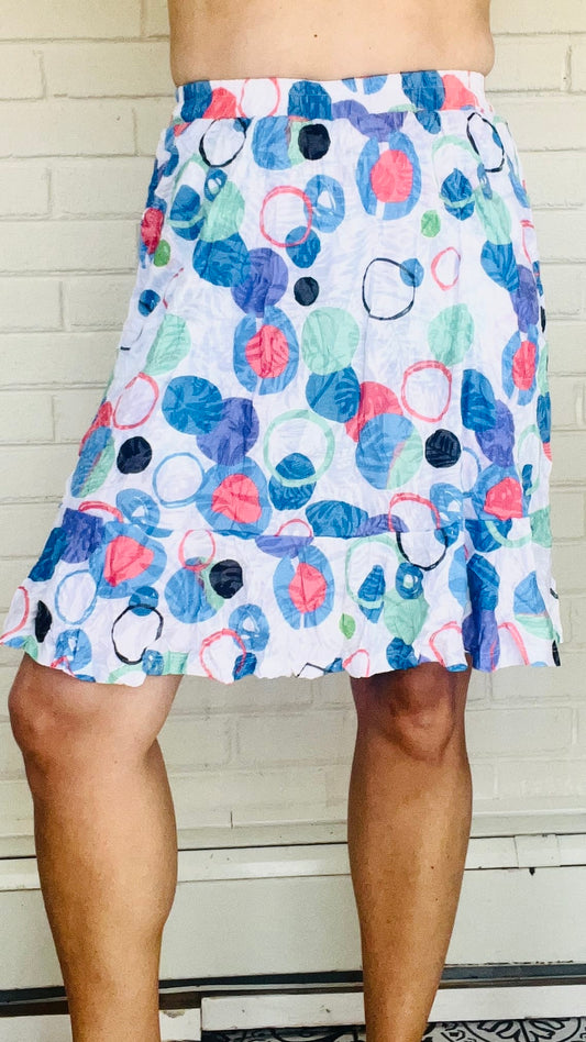 Shana Apparel Skirts Shana Apparel Crinkle Skort - Multiple Prints 60880094 Shana Apparel Crinkle Skort - Multiple Prints