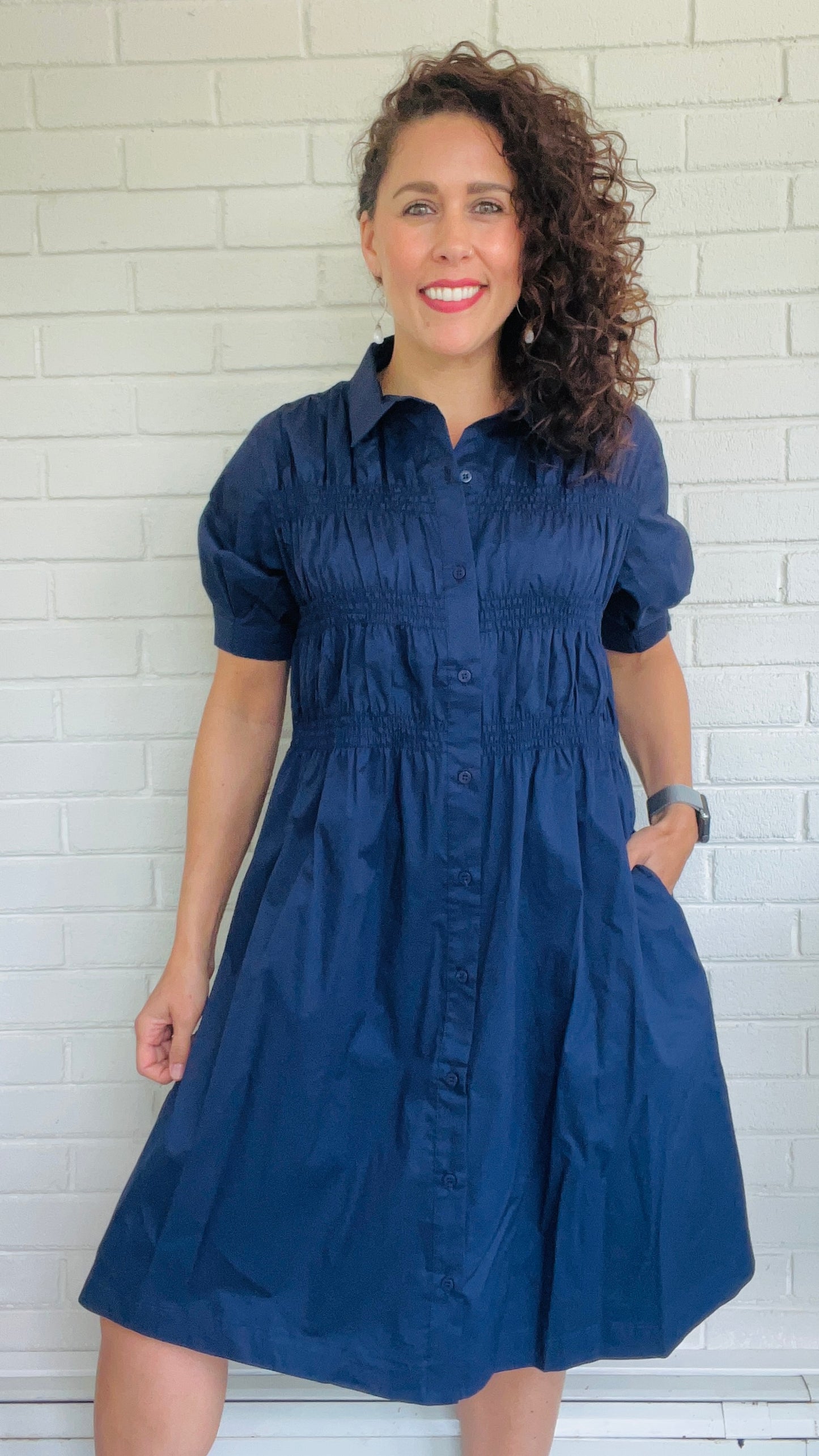 Foil Insert Here Dress - Multiple Colors