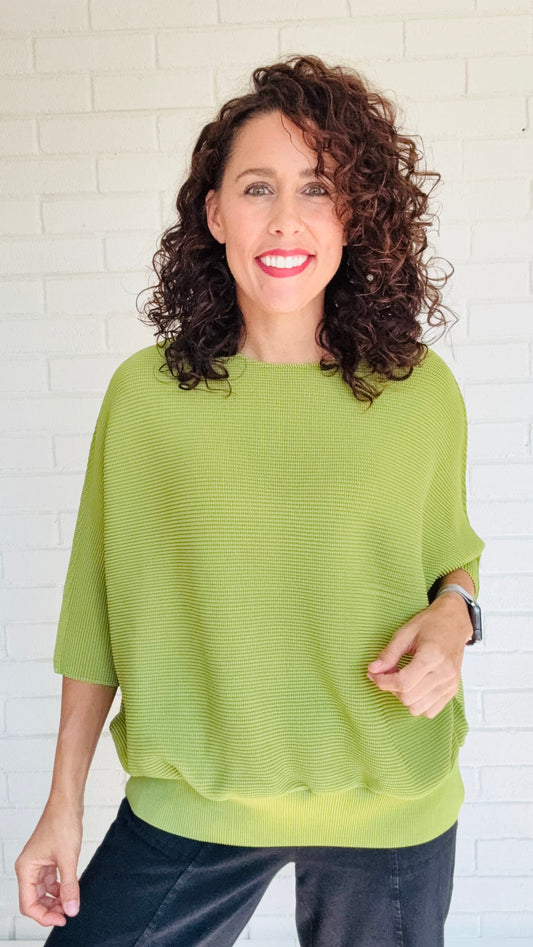 Vanite Tops Vanite Textured Pullover Top - Multiple Colors 12193246 Vanite Textured Pullover Top - Multiple Colors