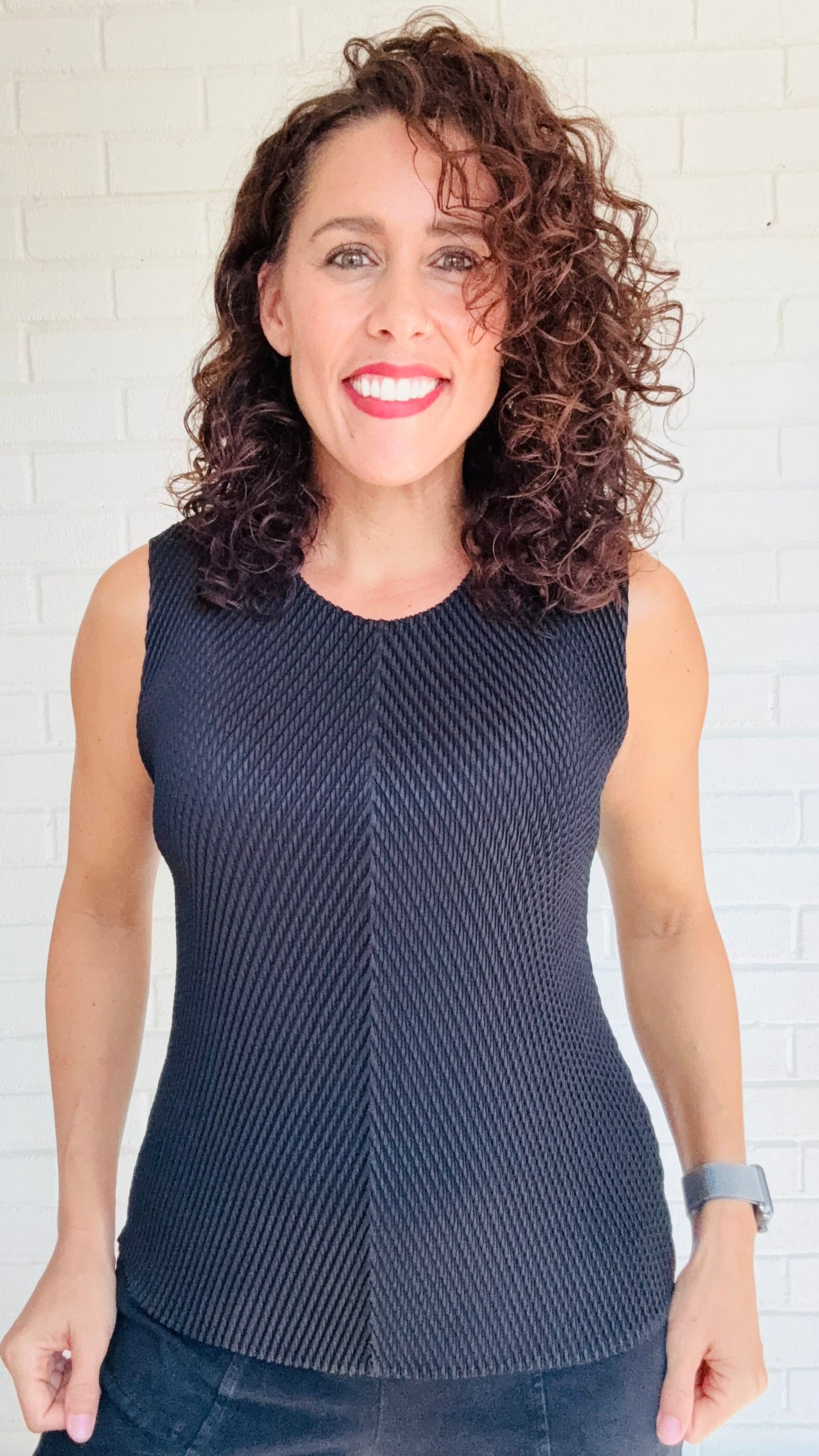 Vanite Tanks Vanite Pleated Tank 50294494 Vanite Pleated Tank