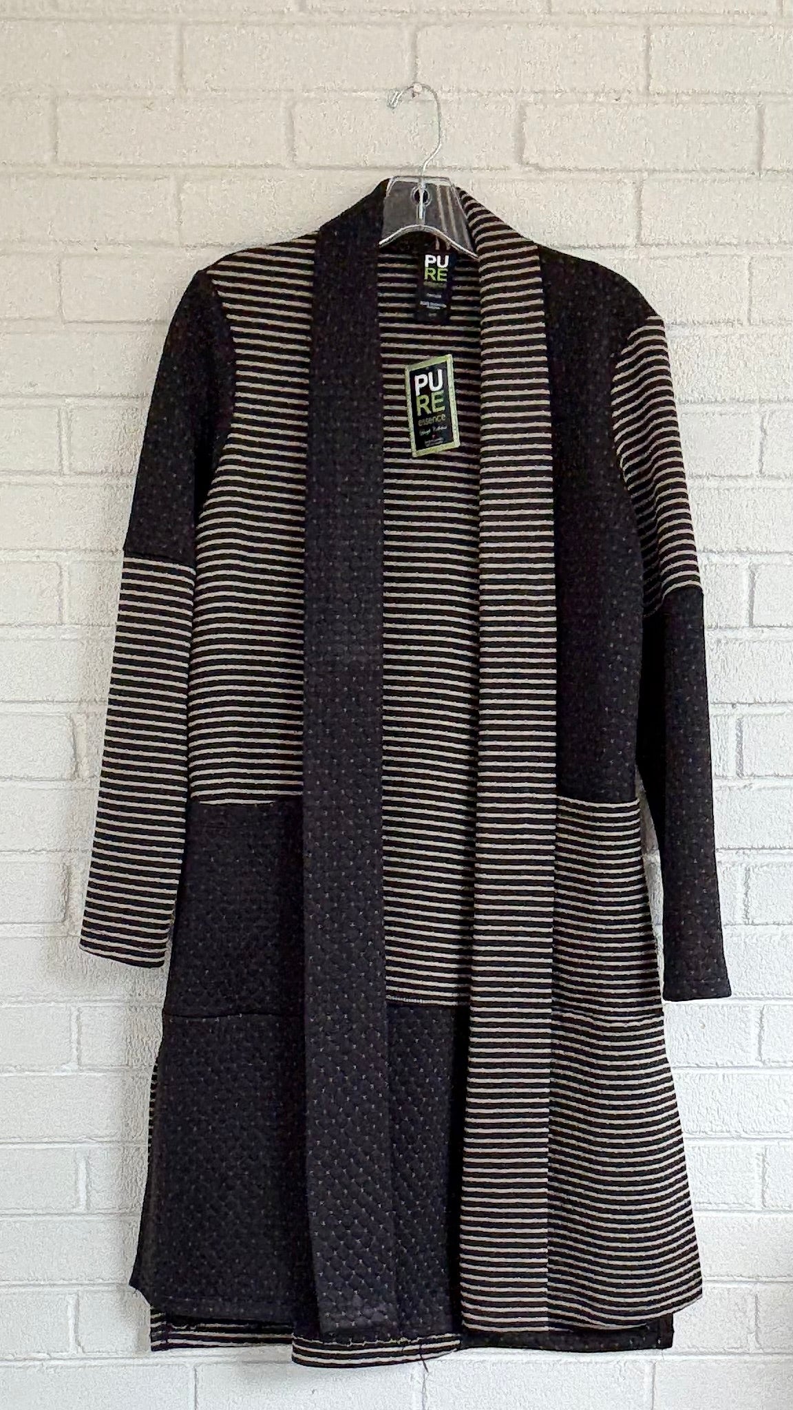 Pure Essence Stripe Open Jacket