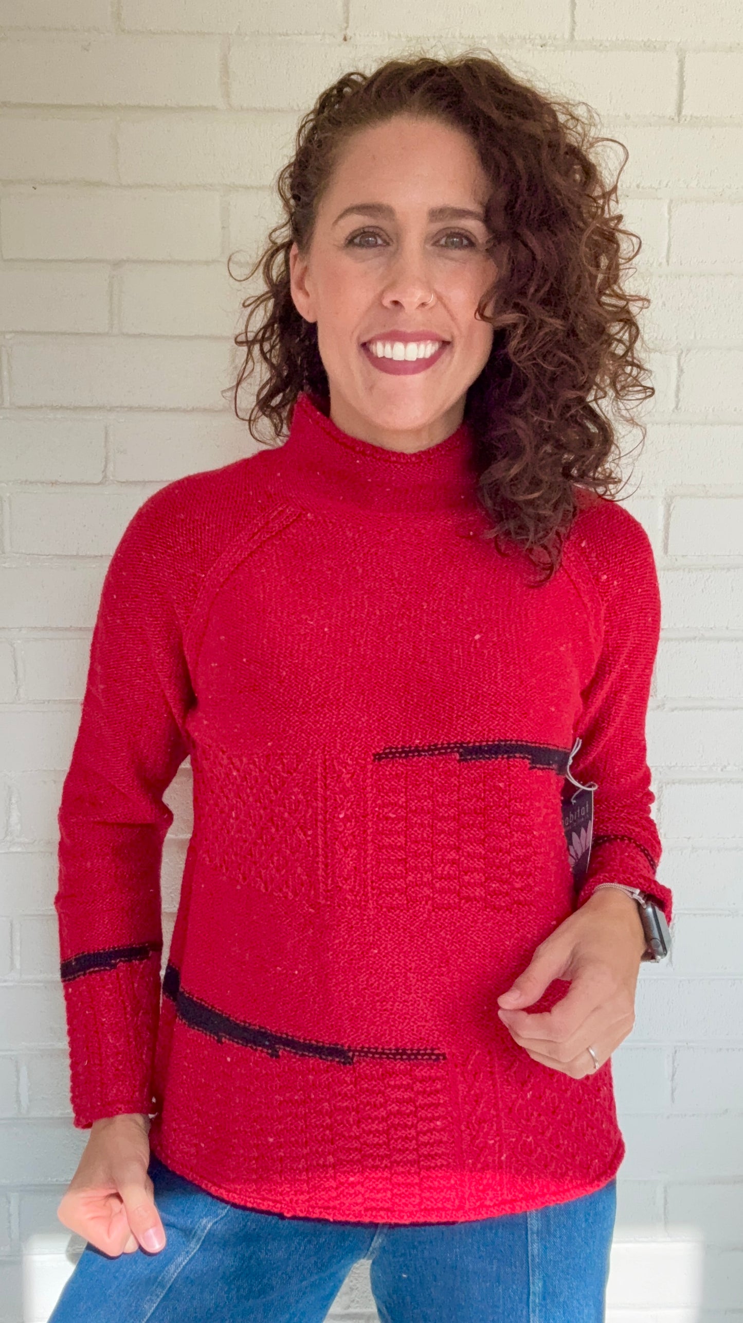 Habitat Harvest Tweed Mixed Cable Stitch Pullover - Multiple Colors