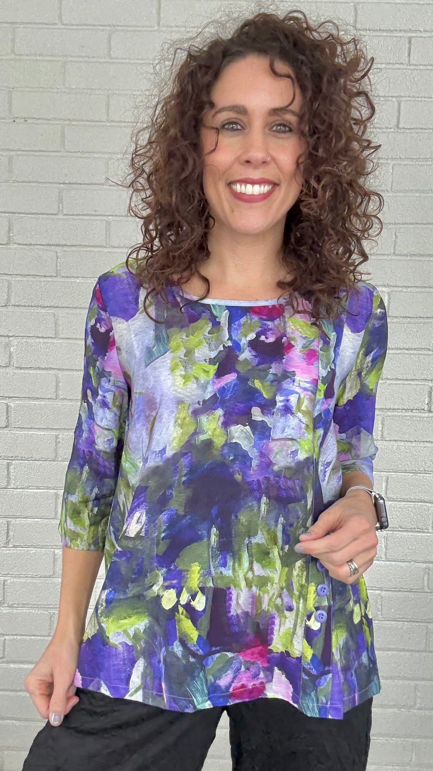 Shana Apparel Tops Shana Apparel 3 Button Pullover - Multiple Colors 99235550 Shana Apparel 3 Button Pullover - Multiple Colors