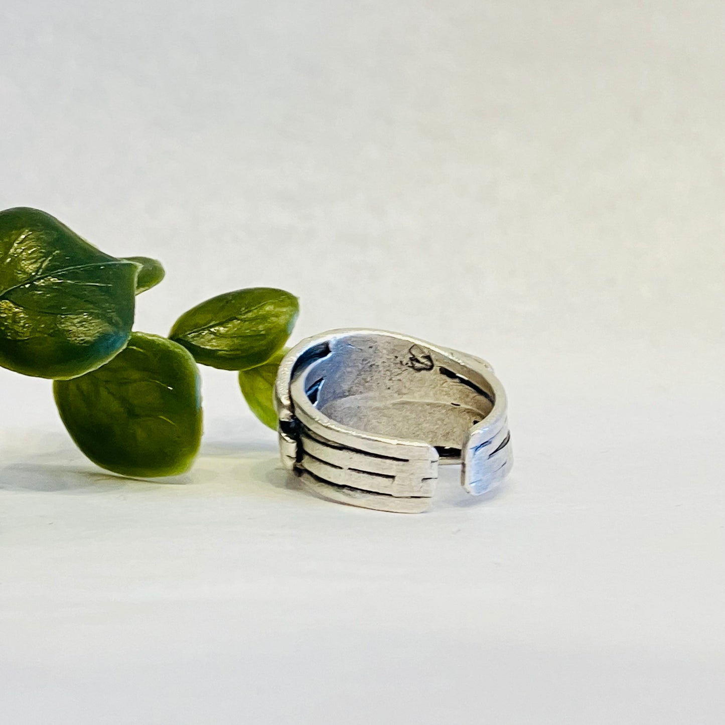 Volare Rings Volare Turkish Silver Adjustable Ring - #4BR11S 41389278 Volare Turkish Silver Adjustable Ring - #4BR11S