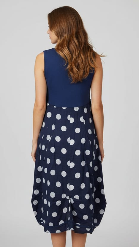 Avvolto Dresses Avvolto Polka Dot Dress - Multiple Colors Avvolto Polka Dot Dress - Multiple Colors