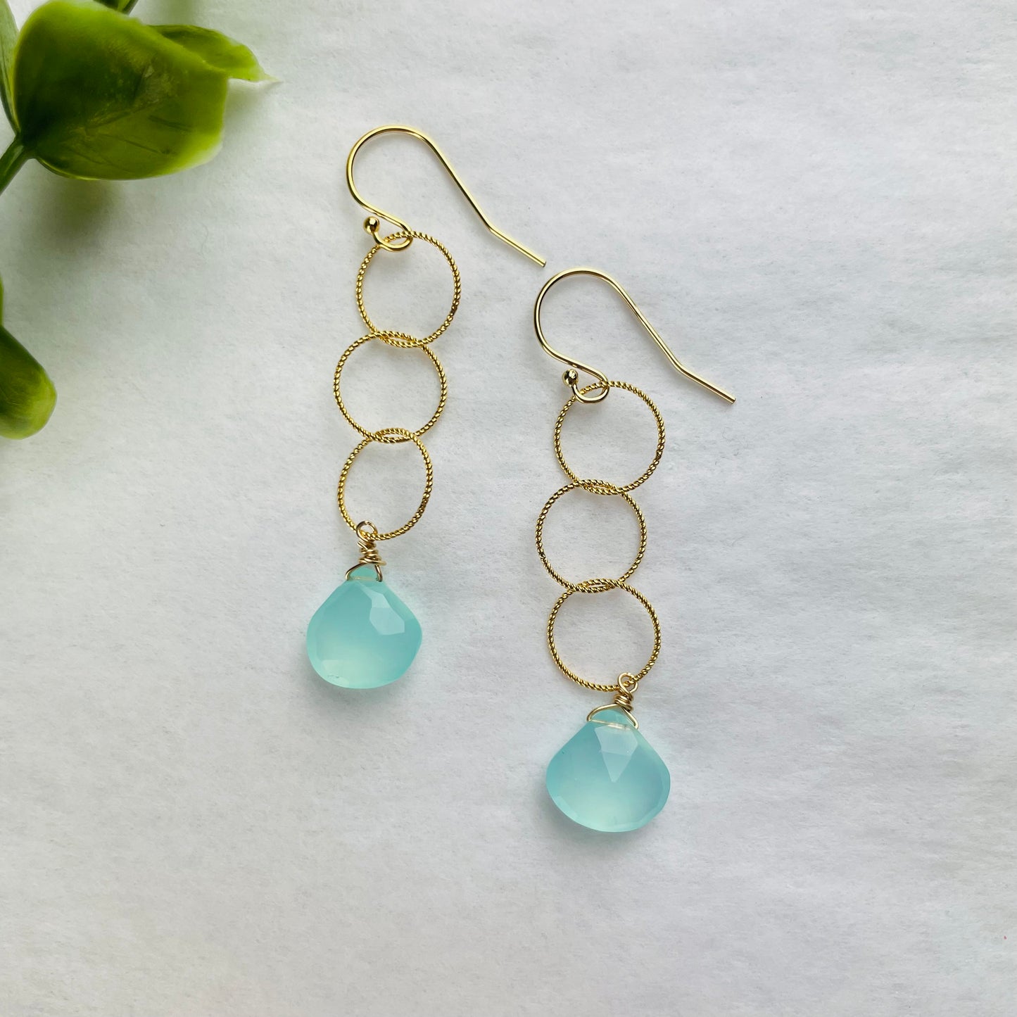 Treisi Jewelry 14k Gold Greta Earrings - Multiple Stones