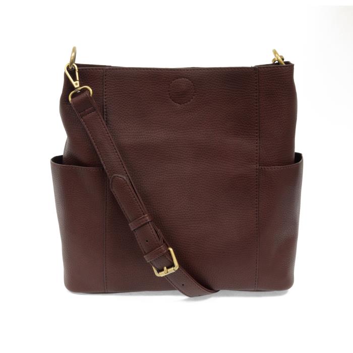 Joy Susan Vegan Leather Kayleigh Side Pocket Bucket Bag - Multiple Colors